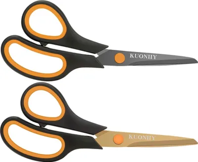 Produktbild von Titan Scheren Set, 20,3 cm, 2er Pack, Schwarz Gelb