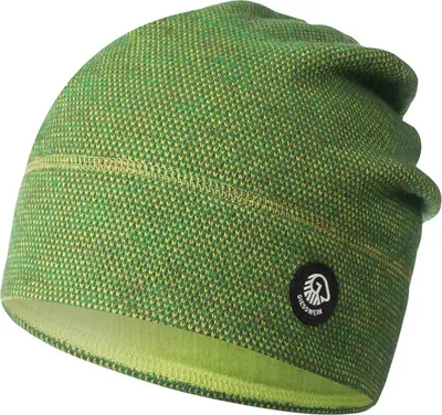 Giesswein Unisex Slouch Strickmütze Merinowolle Hohes Eis in grün