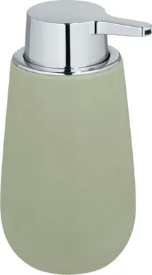 Produktbild von WENKO Seifen Spender Dosierer nachfüllbar 320ml Flüssig BADI Lindgrün Keramik