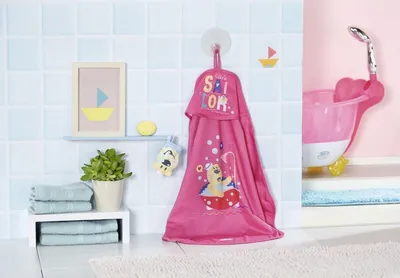 Zdjęcie produktu dla Zapf 830635 BABY born Ręcznik kąpielowy z kapturem