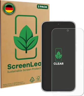 Produktbild von 2x ScreenLeaf Schutzfolie für Huawei Mate 70 Air nachhaltiger Displayschutz Display Schutz Folie Klar Transparent