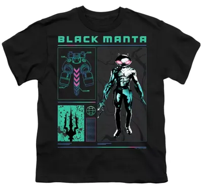 Immagine prodotto di Maglietta per bambini, Aquaman e il Regno Perduto, modello TV37227 (taglia 128), colore nero