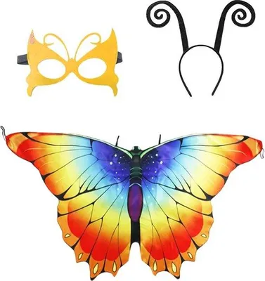 Immagine prodotto di Costume di Halloween per bambini con ali da farfalla