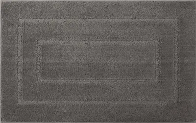 Obrázek produktu pro Silné, šedé, savé koupelnové rohože, WC rohože, protiskluzové WC rohože, předložky pro domácnost 50 x 80 cm