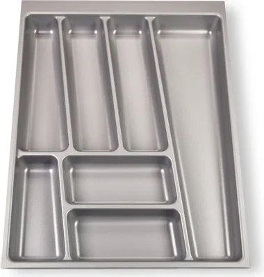 Produktbild von ORGA-BOX II Besteckeinsatz grau 462 x 355 mm für 45 cm Schrankbreite in Nobilia-Küchen