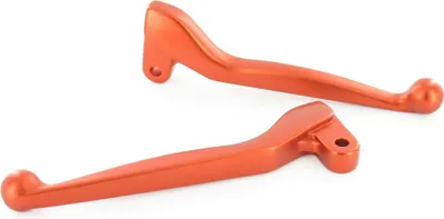Obrázek produktu pro Sada: Rucní páka - Pevná hliníková, brzdová a spojková páka - oranžová - Simson S50, S51, S53, SR50, KR51/2 Schwalbe