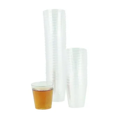 Obrázok produktu pre 30x poháre na panáka 2cl 40 balenie jednorazových plastových pohárov na párty catering
