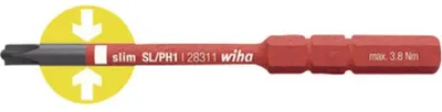 Zdjęcie produktu dla Wiha 34589, 1 szt., Pozidriv, Gniazdo, PZ 1, 6 mm, 75 mm