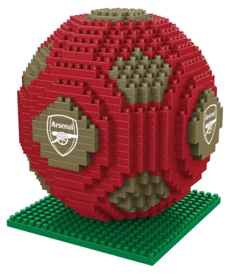 Produktbild von FOCO Offizielles Lizenzprodukt BRXLZ-Steine 3D-Fußball BAU-Set In Alternativen Vereinsfarben (Arsenal FC)