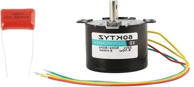 Zdjęcie produktu dla Synchroniczny silnik prądu stałego do automatyki przyrządów z regulacją prędkości obrotowej – 6–10 W – zawory hydrauliczne – urządzenia laboratoryjne – 5–50 obr./min