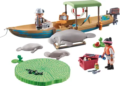 Produktbild von PLAYMOBIL Wiltopia 71010 Bootsausflug zu den Seekühen