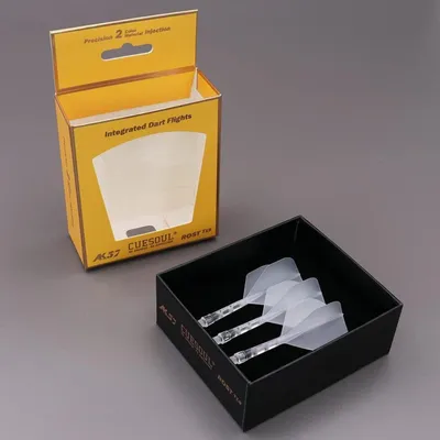 Produktbild von Dartset mit integriertem Dartschaft und Flight, große Standardform, 3er-Set Eisflug, 1 M-70mm, M-70 mm, große Standardform