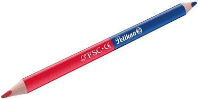 Produktbild von Pelikan Silbentrennstift dick rot / blau