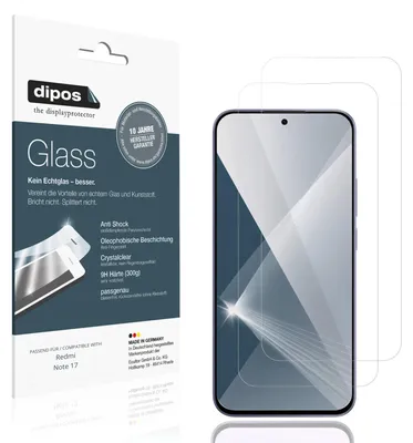 Image de 2x Protection ecrán pour Redmi Note 17 Verre souple Film Protecteur 9H dipos