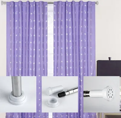 Obrázok produktu pre TolleTour Sprchová záclonová lišta Teleskopická lišta z nehrdzavejúcej ocele Upínacia lišta Sprchová lišta Bez vŕtania 70-120cm