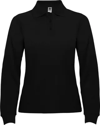 Produktbild von Roly - "Estrella" Poloshirt für Damen  Langärmlig PF4275 (XL) (Schwarz)