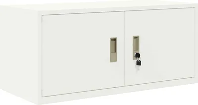 Immagine prodotto di vidaXL Armadio contenitore bianco 90 x 40 x 40 cm Acciaio laminato a freddo