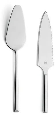 Image de Jeu de deux spatules à gâteau en acier inoxydable