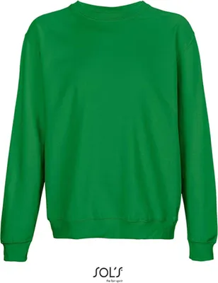 Produktbild von SOLs Collection Baumwolle Classics-25.3814 Uni Sweater Gr. L kelly green