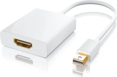 Zdjęcie produktu dla CSL Mini DisplayPort do HDMI typu A Adapter audio i wideo, adapter Full HD MiniDP / kabel konwertera
