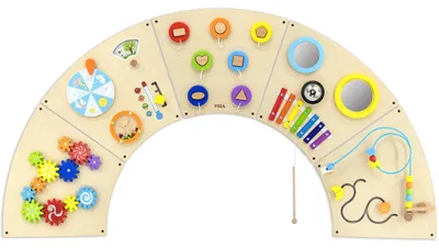 Produktbild von VIGA Montessori-Wandtafel mit Bogen