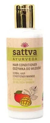 ODŻYWKA DO WŁOSÓW ZIOŁOWA MANGO 210 ml - SATTVA (AYURVEDA)
