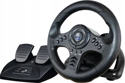 Produktbild von SuBsonic SA5426-NG - Lenkrad + Pedale - PC - PlayStation 4 - Xbox One - Xbox Series X - 180° - Kabelgebunden - USB - Schwarz