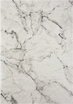 Produktbild von Hochflor Teppich MAYRIN Creme Grau, Größe:120x170 cm