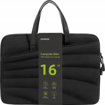 Image de Innostyle Sacoche Pour Ordinateur Portable 15 6 16 Imperméable Carrylite Slim Noir