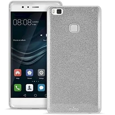 Produktbild von Shine Glitzer Cover Silver für Huawei P9 Lite
