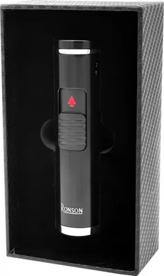 Obrázek produktu pro Zapalovač RONSON MONSUN BLACK 3 JET  pro doutníky