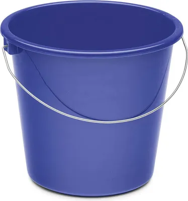 Image de Nölle 243047812 Seau - plastique, rond, 5 litres, bleu