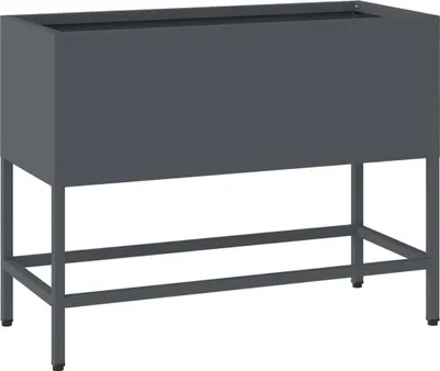 Produktbild von "WINTER SALE"Hochbeet - Blumenkasten - Pflanzkorb - Gartenpflanzer Anthrazit 60 x 26 x 45 cm Stahl - Beete Einfacher Aufbau NEU1138818