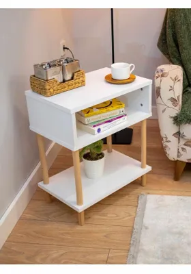 Obrázok produktu pre Skye Decor, kvalitná konferenčná stolík (sada 3 kusov), farba: saphírový dub, materiál: 100% melamín, rozmer: 45 x 60 x 30 cm