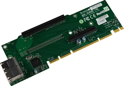 Obrázek produktu pro Supermicro AOC-2UR68-I4G, Interní, Kabel, PCI Express, Ethernet, 1000 Mbit/s, Zelená