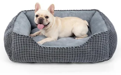 Produktbild von Hundebett Waschbar Grau 51x48x15cm