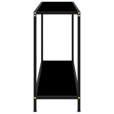 Obrázek produktu pro vidaXL Konzolový stolek černý 120x35x75 cm Tvrzené sklo