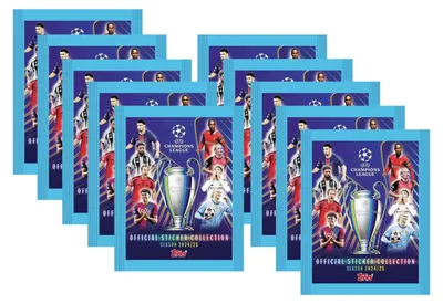 Image de 20 x TOPPS UEFA Champions League 2024/25 sticker packs, 120 stickers each