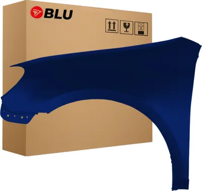 Image de BLU Aile Compatible avec VW Volkswagen GOLF VI 6 KOMBI LD5Q Gauche Blau SchattenBlau | 2008-2016 | Avant | Peint| Prêt à Monter | Acier