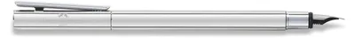 Image de Faber Castell Stylo Neo Slim acier inoxydable brillant Plume M