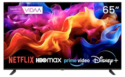 Immagine prodotto di Kiano Elegance 65 VIDAA, Smart TV 4K UHD da 65 pollici, televisore DLED con HbbTV e Wi-Fi
