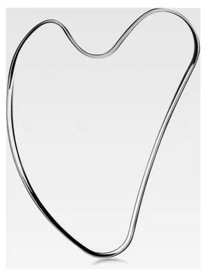 Produktbild von Gua Sha Edelstahl, Gesichtswerkzeug für Gua Sha, Massagegerät für Gesicht, Augen, Hals und Körper