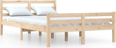Produktbild von vidaXL Massivholzbett ohne Matratze 160x200 cm