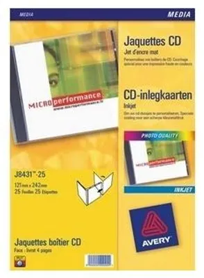Produktbild von Avery - Beschriftung Avery L7760-25 CD Full Size Glossy 50 Stücke | Pack von 25 Blättern
