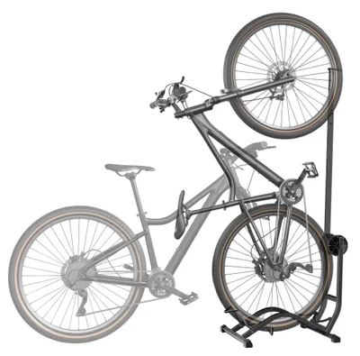 Fahrradständer vertikal, bis 35 kg, schwarz
