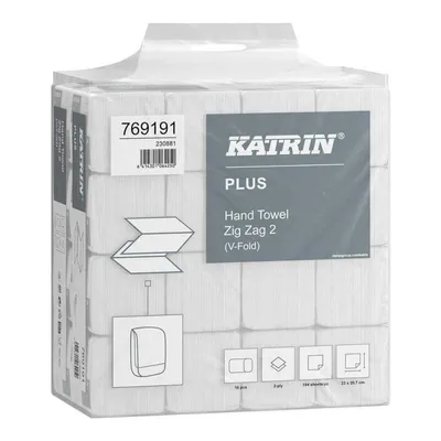 Zdjęcie produktu dla Ręcznik papierowy ZZ KATRIN 769191 2W celuloza 16 szt.
