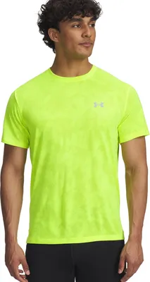 Produktbild von Under Armour Ua Launch Camo Ss - high vis yellow, Größe:XXL
