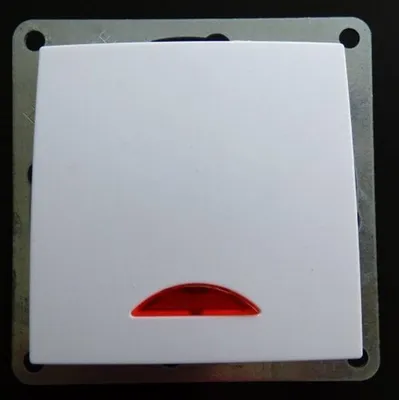Produktbild von 7728 Einsatz Schalter mit Kontrolllampe für ABELKA/Levina