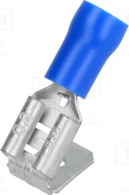 Immagine prodotto di 5x Connettore: piatto, flessibile/maschio, 6,3 mm, 0,8 mm, 1,5÷2,5 mm², BM 00298, connettore isolato