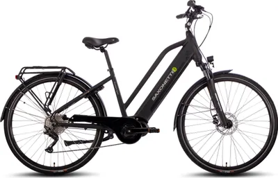 Produktbild von SAXONETTE E-Trekkingbike Premium Sport , Mittelmotor 522 Wh Akku, Pedelec, Elektrofahrrad, (Trapez Rahmenhöhe 45cm , Schwarz)